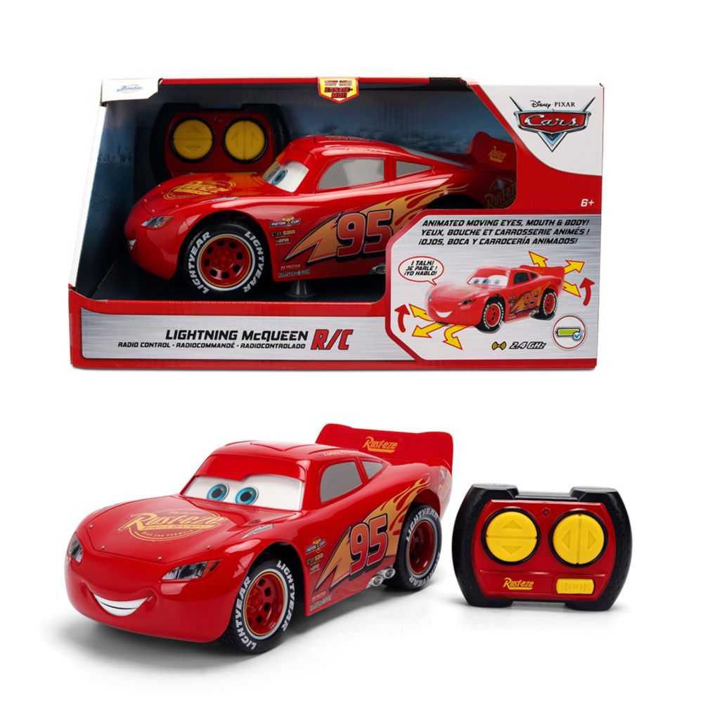 Lightning McQueen RC Animated Vehicle by Jada &ndash; Cars