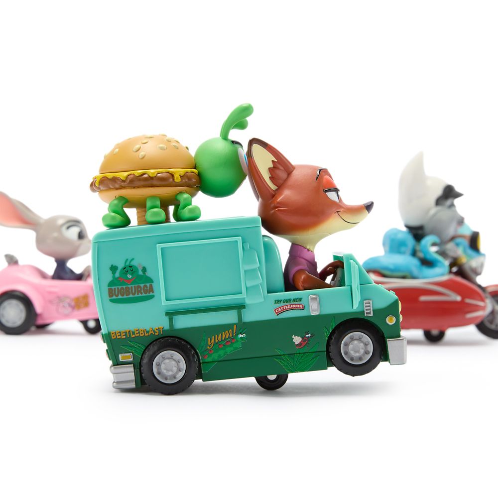 Zootopia 2 Pullback Stunt Vehicles Set