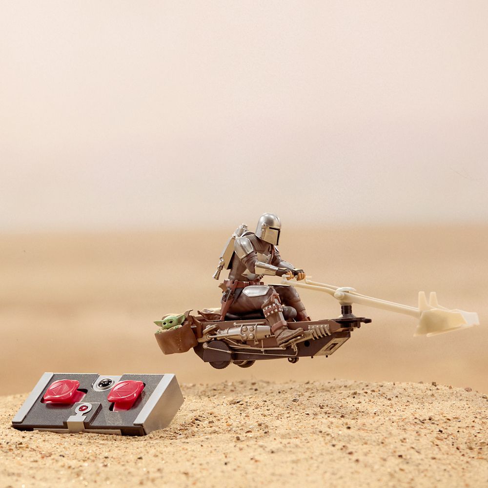 The Mandalorian and Grogu Remote Control Speeder Bike &ndash; Star Wars
