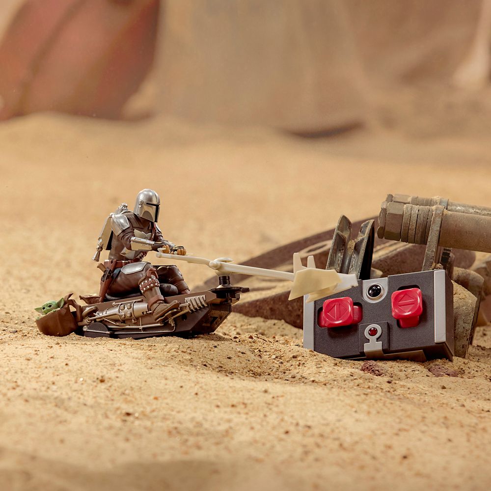 The Mandalorian and Grogu Remote Control Speeder Bike &ndash; Star Wars