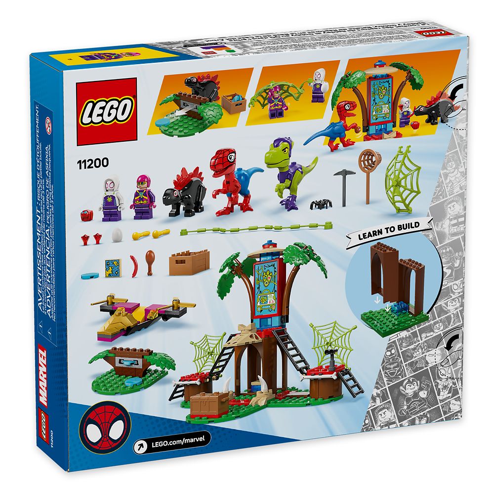LEGO Spidey and Gobby's Raptor Battle at Tree House HQ 11200 - Spidey and His Amazing Friends