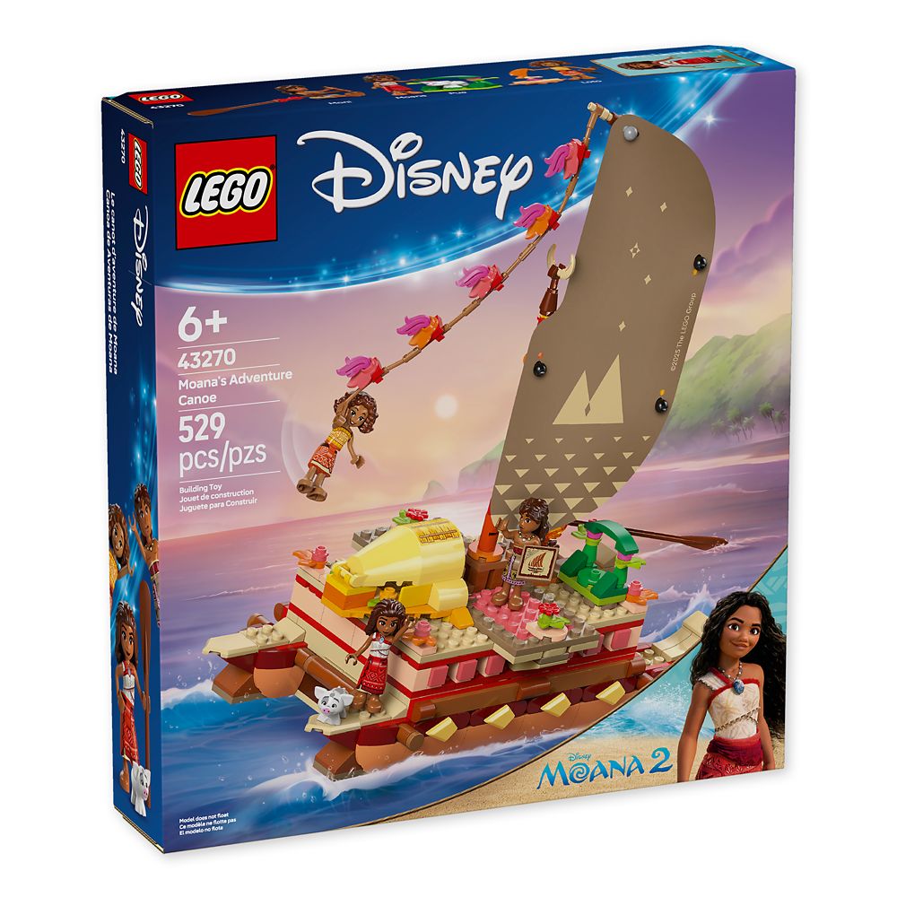 LEGO Moana's Adventure Canoe 43270 - Moana 2