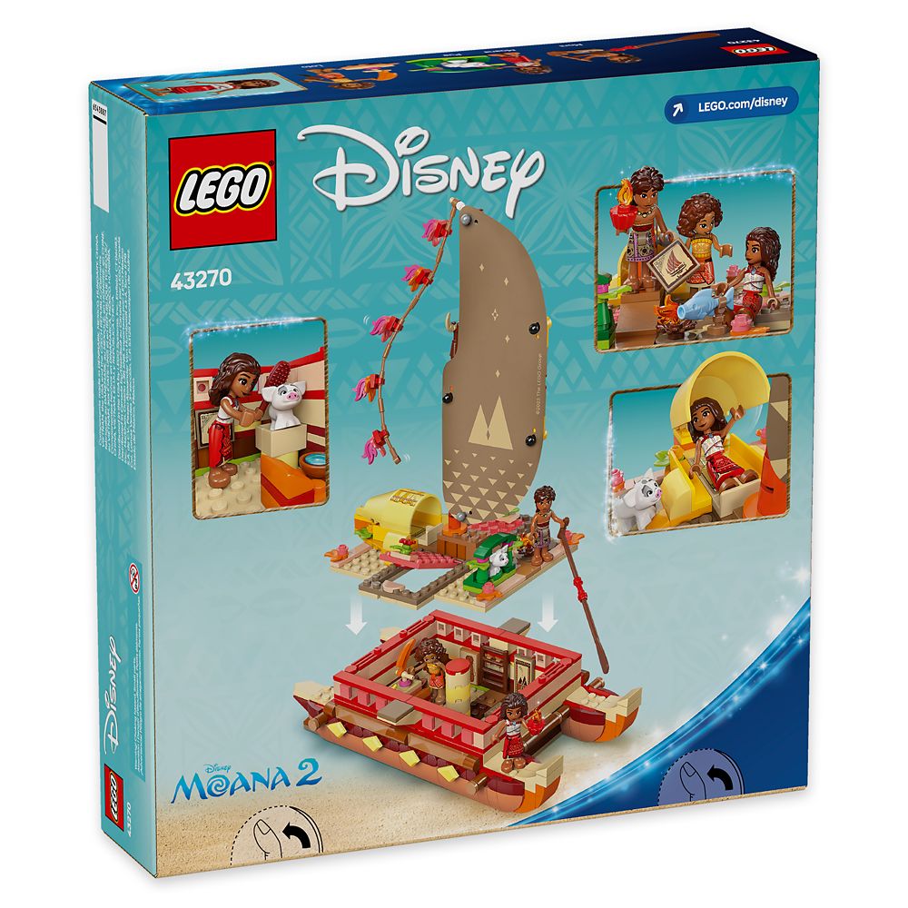 LEGO Moana's Adventure Canoe 43270 - Moana 2