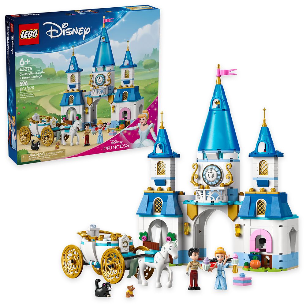 LEGO Cinderellas Castle & Horse Carriage 43275 Official shopDisney