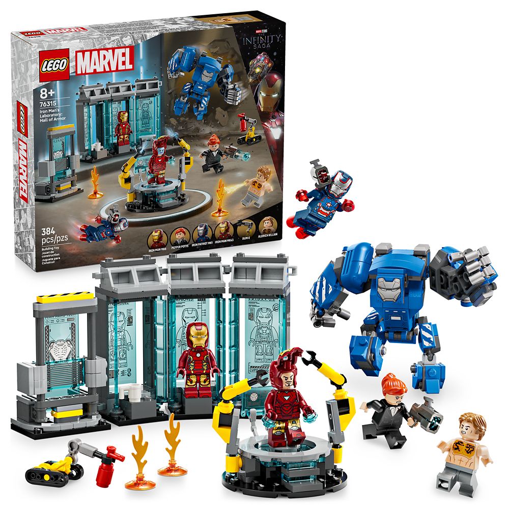 LEGO Iron Mans Laboratory: Hall of Armor 76315 Official shopDisney