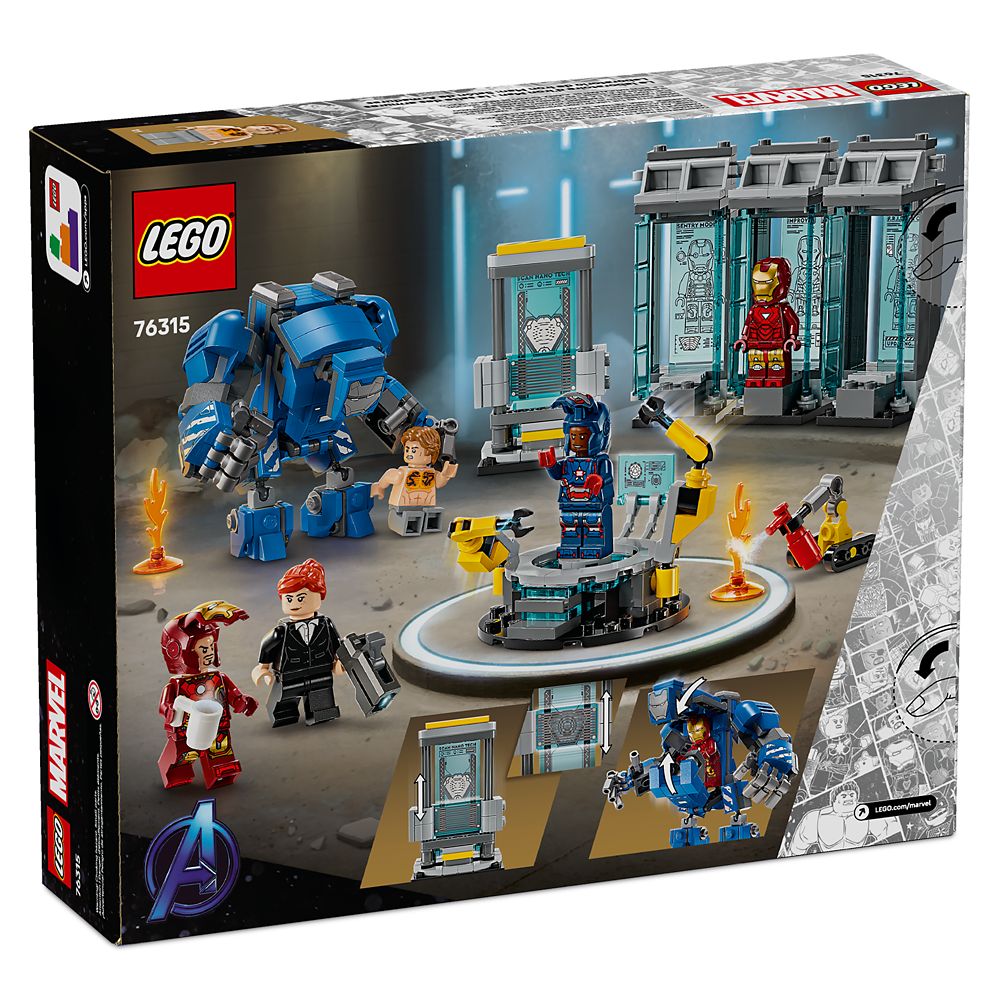 LEGO® Iron Man's Laboratory Hall of Armor 76315