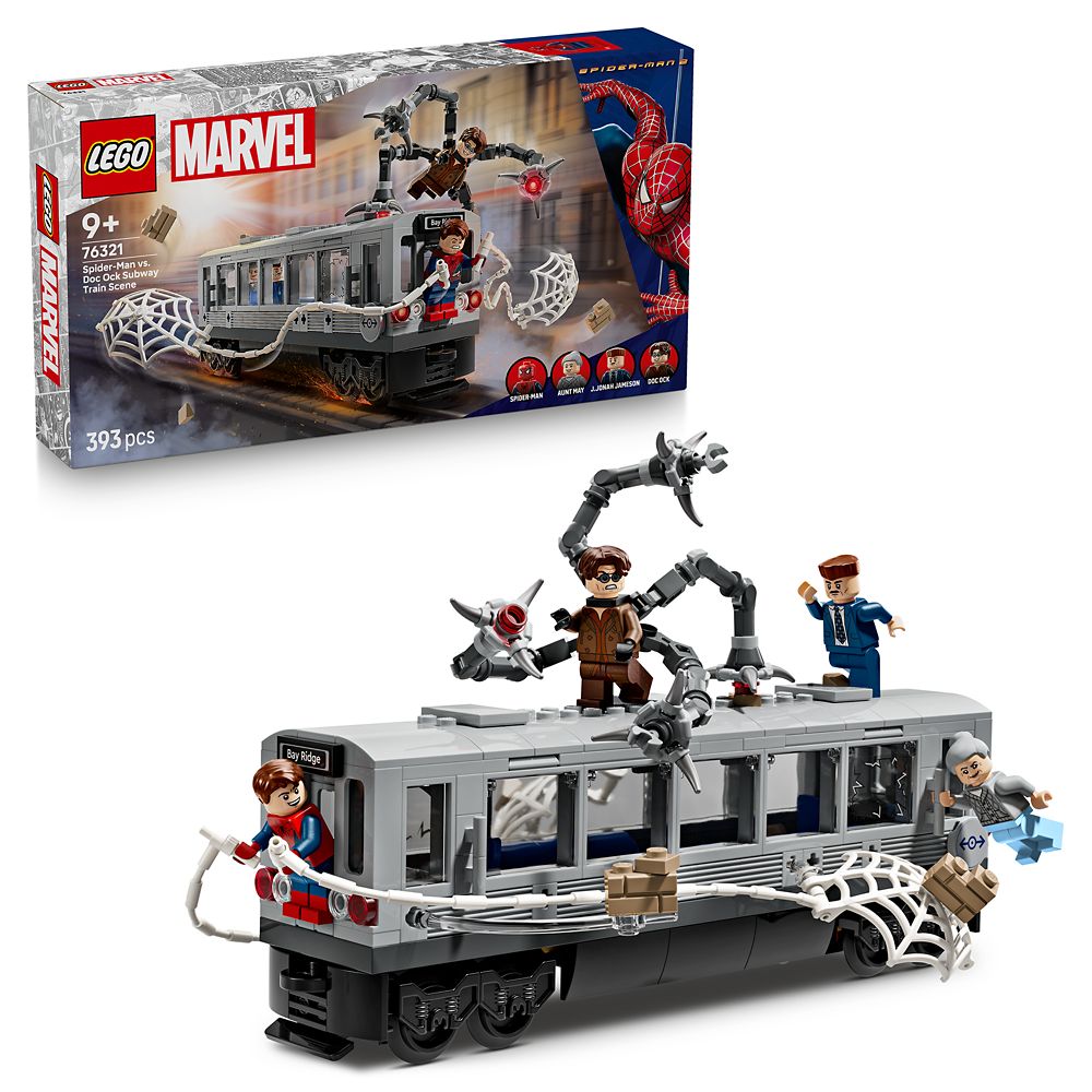 LEGO Spider-Man vs. Doc Ock Subway Train Scene 76321  Spider-Man 2 Official shopDisney