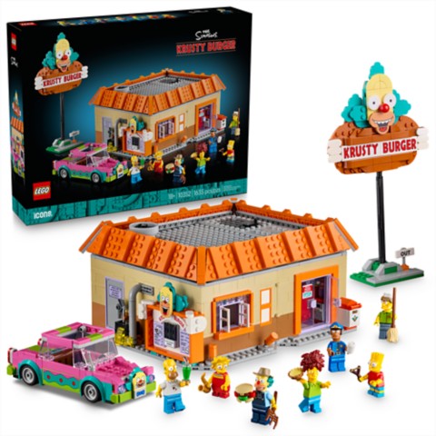 Конструкторы LEGO Icons The Simpsons: Krusty Burger 10352