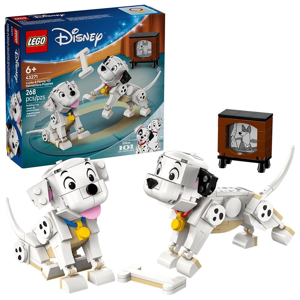 LEGO Lucky & Penny 101 Dalmatians Puppies 43271 Official shopDisney