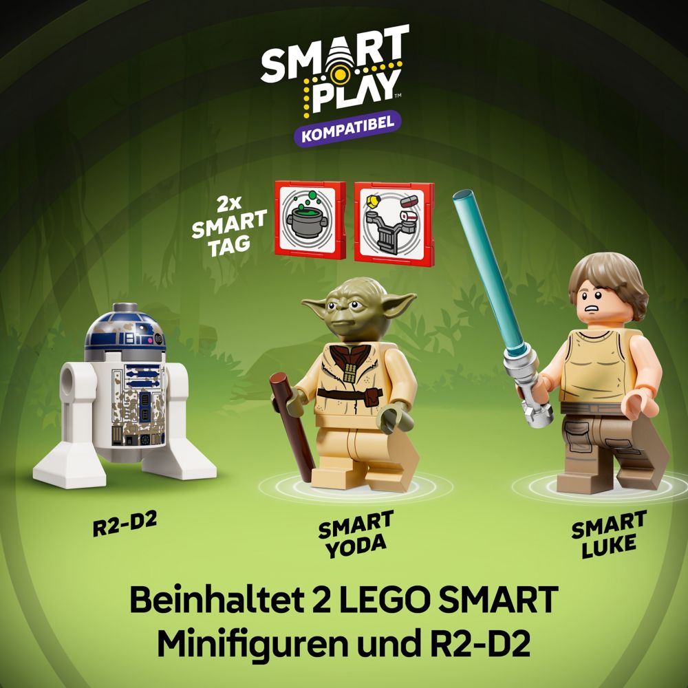 LEGO&reg; Yoda's Hut and Jedi Training 75422 &ndash; Star Wars SMART Play&trade;
