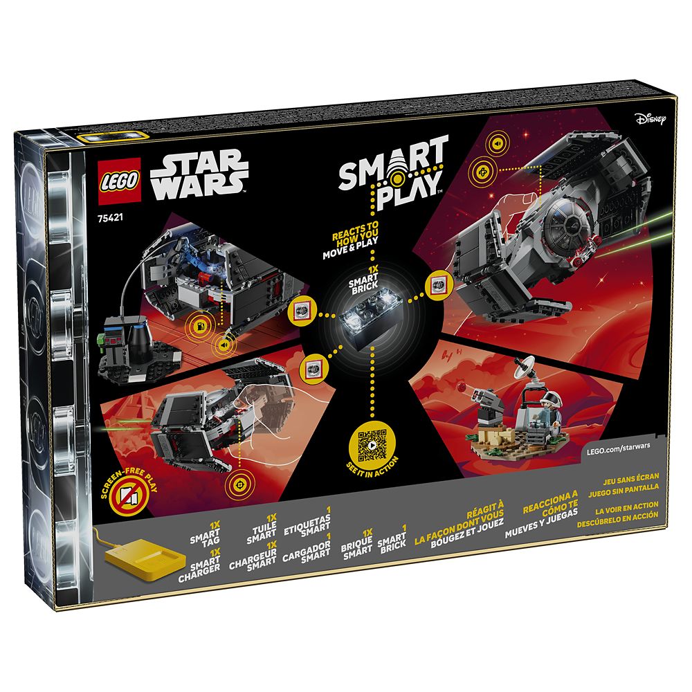 LEGO&reg; Darth Vader&rsquo;s TIE Fighter 75421 &ndash; Star Wars SMART Play&trade;