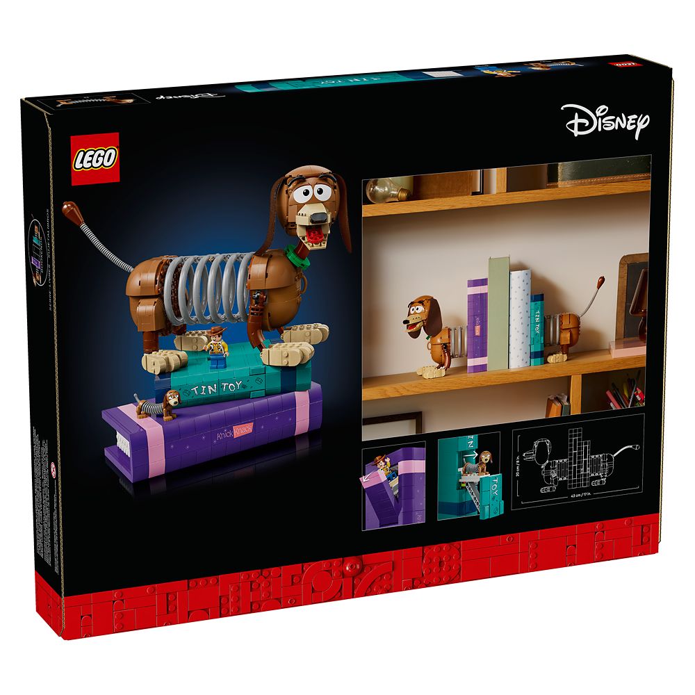 LEGO&reg; Slinky Dog Bookends Set 43301 &ndash; Toy Story