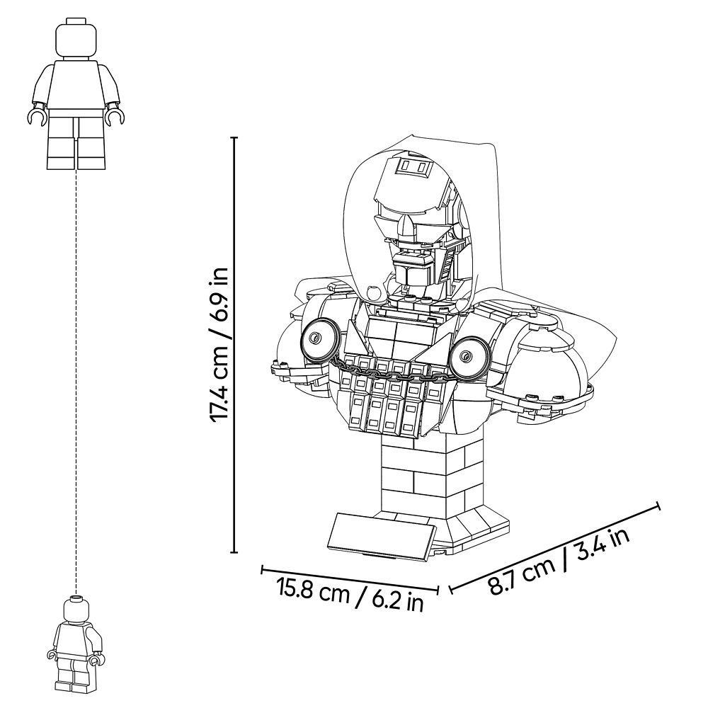 LEGO&reg; Doctor Doom Bust 76345 &ndash; Avengers: Doomsday