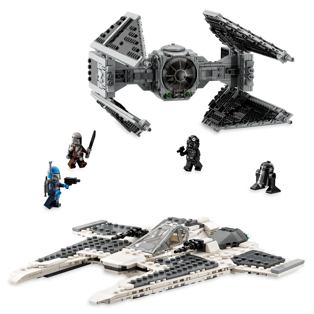 LEGO Mandalorian Fang Fighter vs. TIE Interceptor  Star Wars: The Mandalorian  75348 Official shopDisney