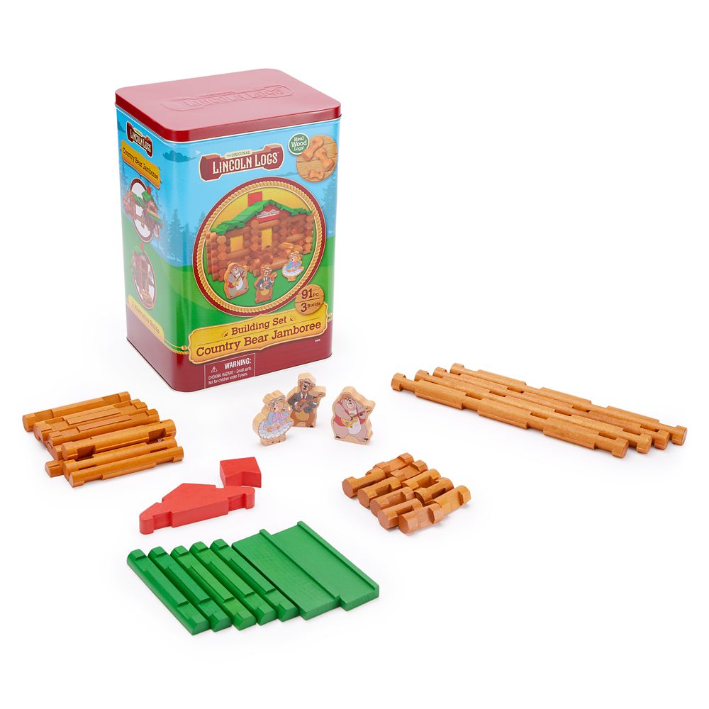 Country Bear Jamboree Lincoln Logs Building Set Official shopDisney