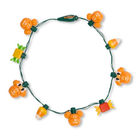 Disney Mickey and Minnie Mouse Halloween Glow Necklace