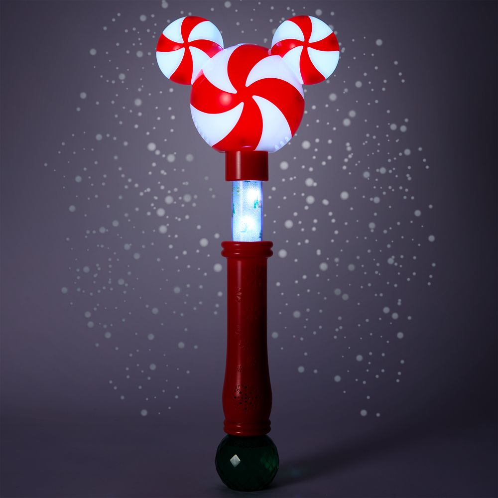Mickey Mouse Icon Peppermint Swirl Holiday Scented Bubble Wand
