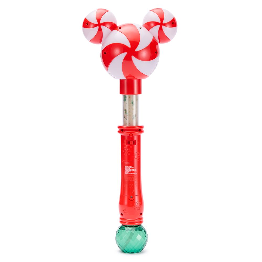 Mickey Mouse Icon Peppermint Swirl Holiday Scented Bubble Wand