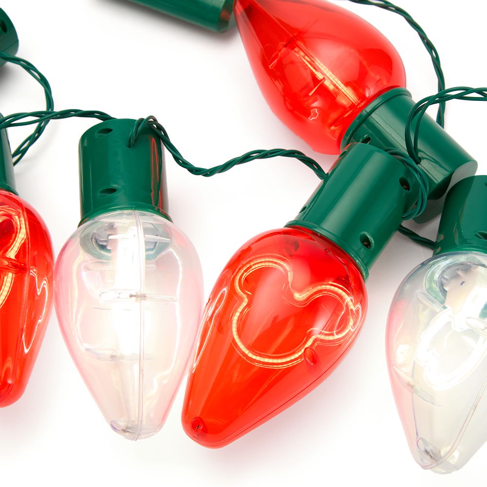 Mickey Mouse Icon Light-Up Holiday Glow Necklace