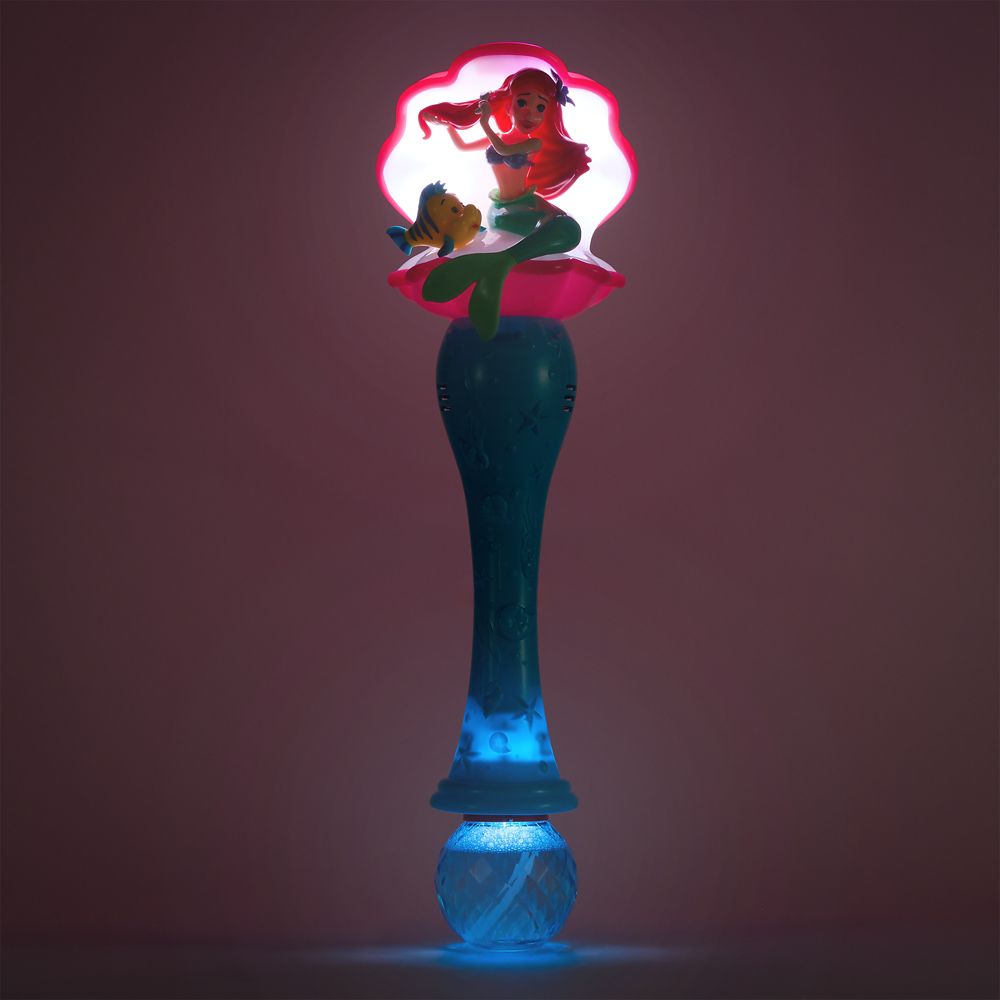 Ariel and Flounder Light and Sound Bubble Wand &ndash; The Little Mermaid