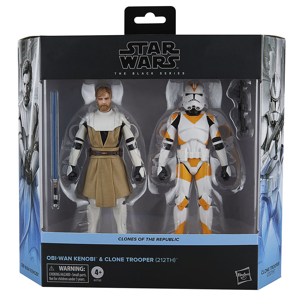 Obi-Wan Kenobi & Clone Trooper (212th) Action Figure Set &ndash; Star Wars: The Black Series
