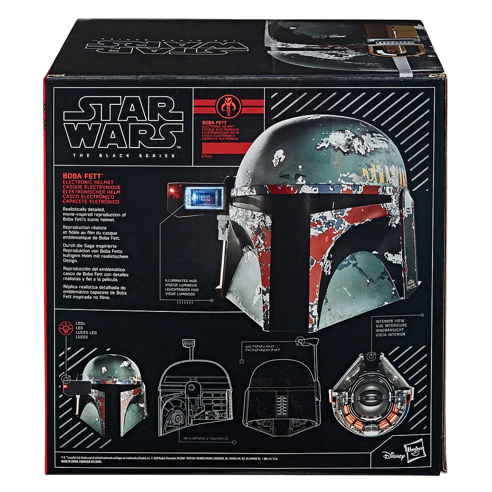 Boba Fett Electronic Helmet by Hasbro - Star Wars The Black Series