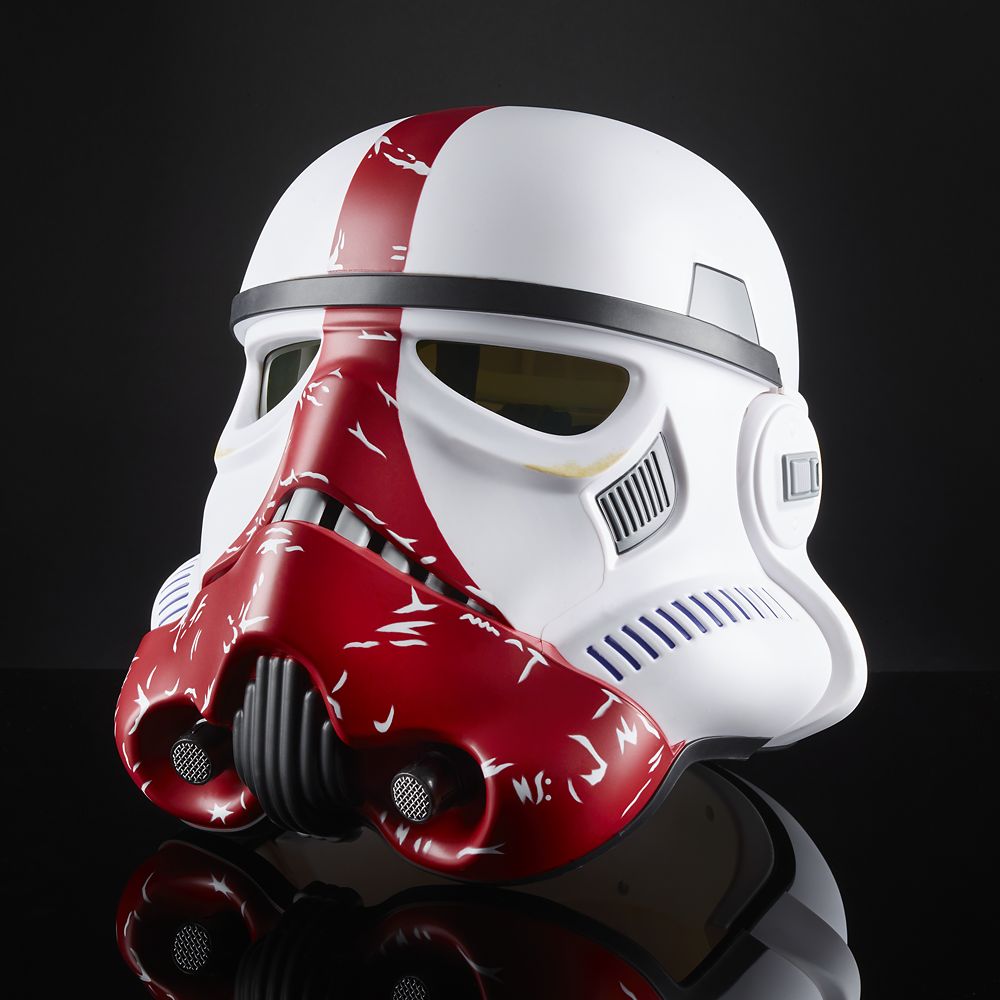 Incinerator Stormtrooper Premium Electronic Roleplay Helmet by Hasbro &ndash; Star Wars: The Mandalorian &ndash; Star Wars The Black Series