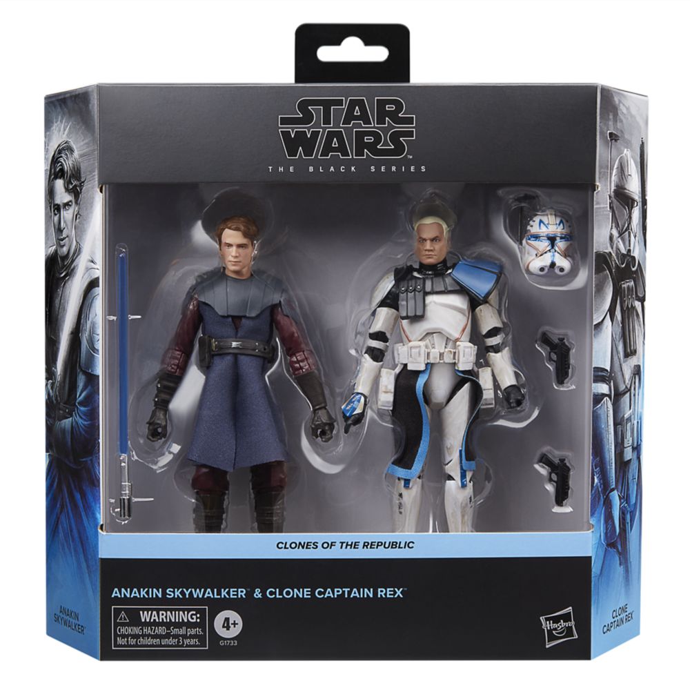 Anakin Skywalker & Clone Captain Rex Action Figure Set – Star Wars