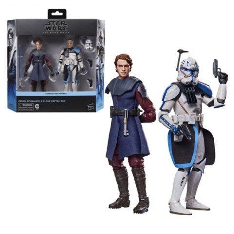 Фигурки Hasbro Anakin Skywalker & Clone Captain Rex Action Figure Set – Star Wars: The Black Series