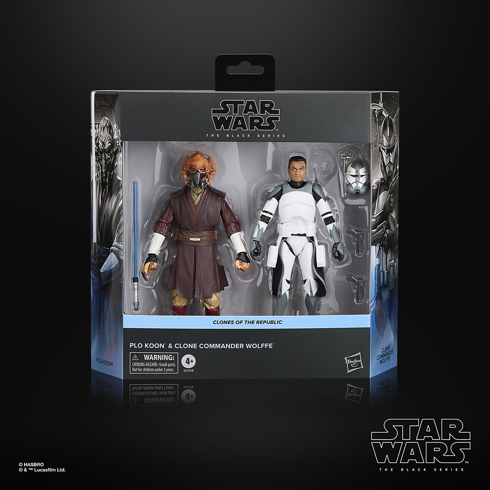 Plo Kloon & Commander Wolffe Action Figure Set - Star Wars The Black Series