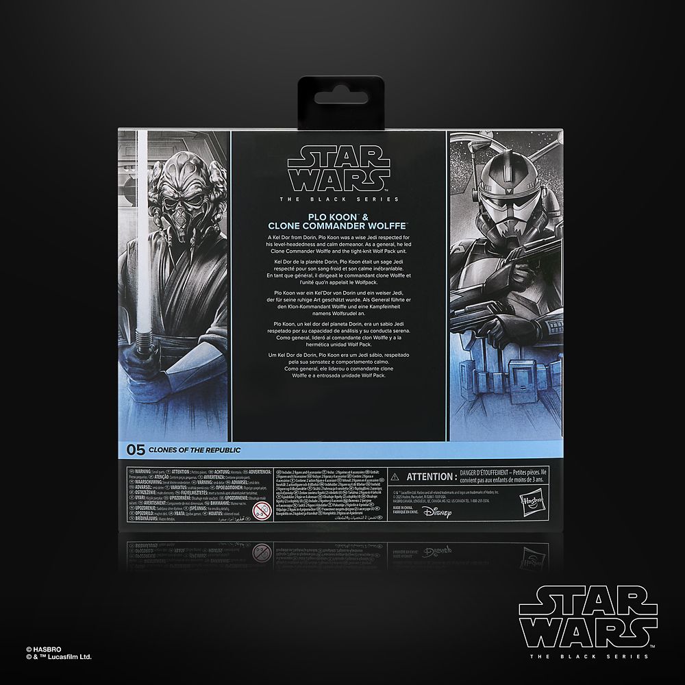 Plo Kloon & Commander Wolffe Action Figure Set - Star Wars The Black Series
