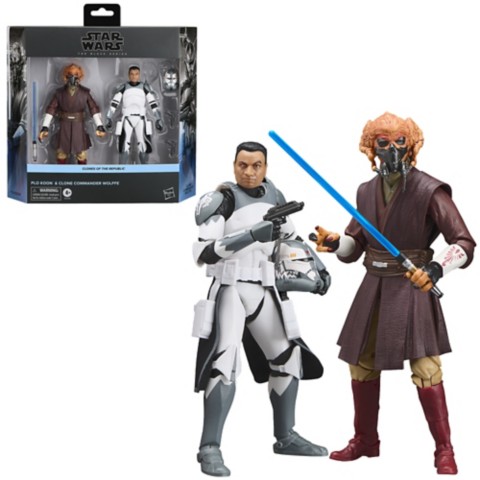 Фигурки Disney Plo Kloon & Commander Wolffe Action Figure Set – Star Wars: The Black Series