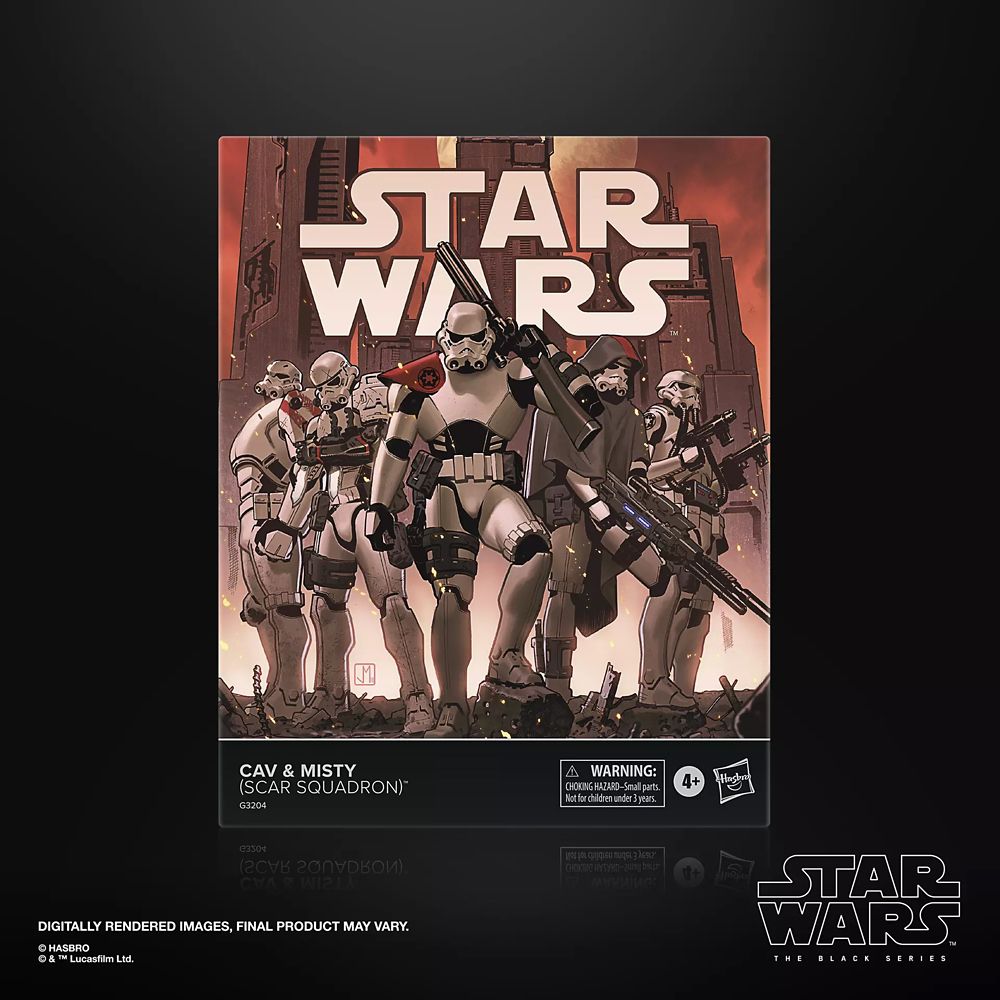 Misty & Cav (SCAR Squadron) Action Figure Set by Hasbro &ndash; Star Wars: The Black Series