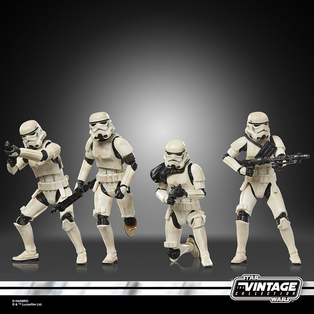 Star Wars: The Vintage Collection Imperial Remnant Stormtroopers Action Figure Set by Hasbro &ndash; The Mandalorian and Grogu