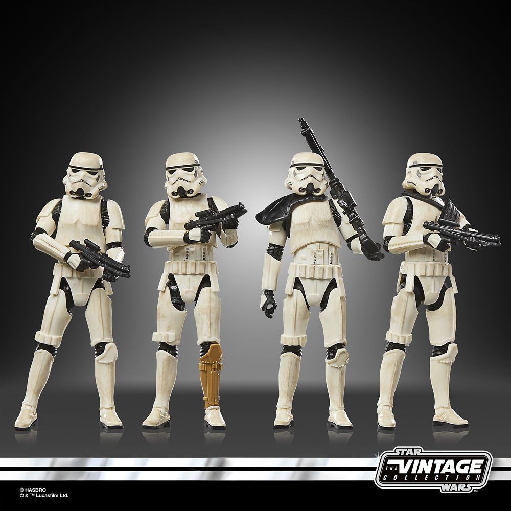 Star Wars: The Vintage Collection Imperial Remnant Stormtroopers Action Figure Set by Hasbro &ndash; The Mandalorian and Grogu