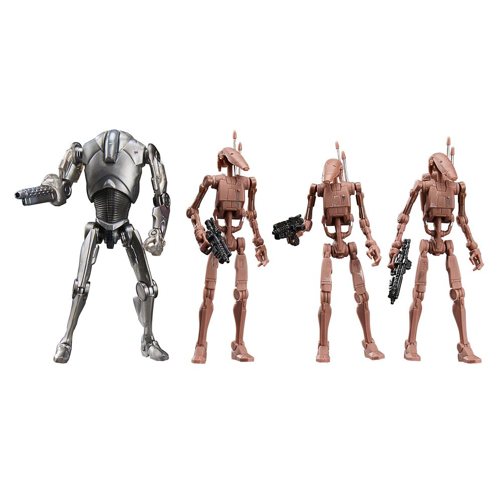 Star Wars: The Vintage Collection Super Battle Droid & Battle Droids Action Figure Set by Hasbro