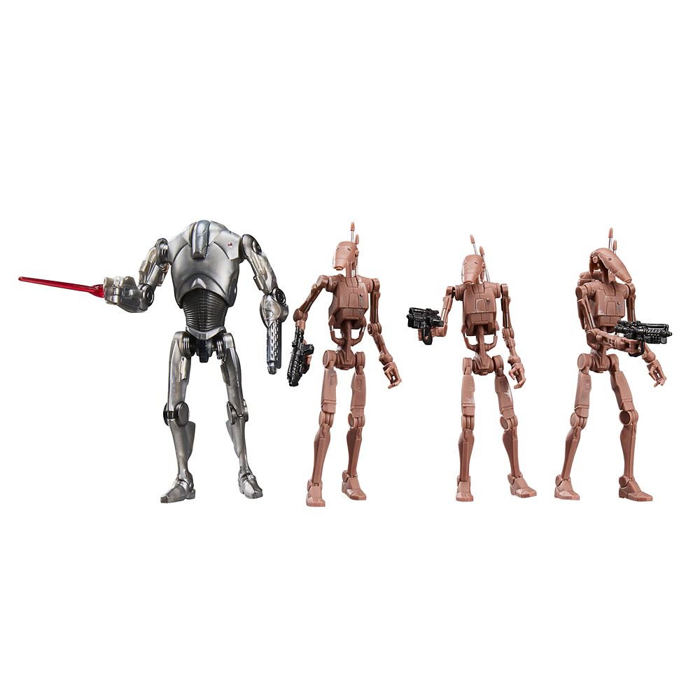 Star Wars: The Vintage Collection Super Battle Droid & Battle Droids Action Figure Set by Hasbro