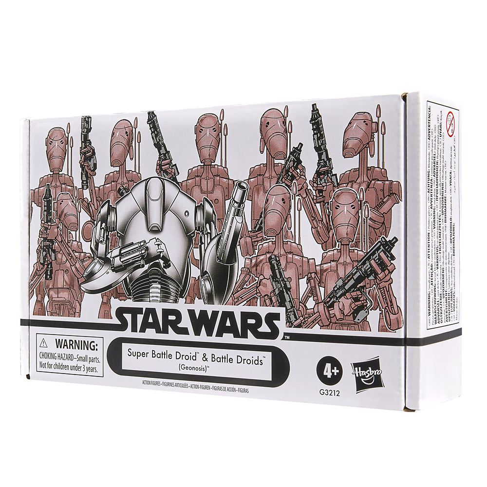 Star Wars: The Vintage Collection Super Battle Droid & Battle Droids Action Figure Set by Hasbro