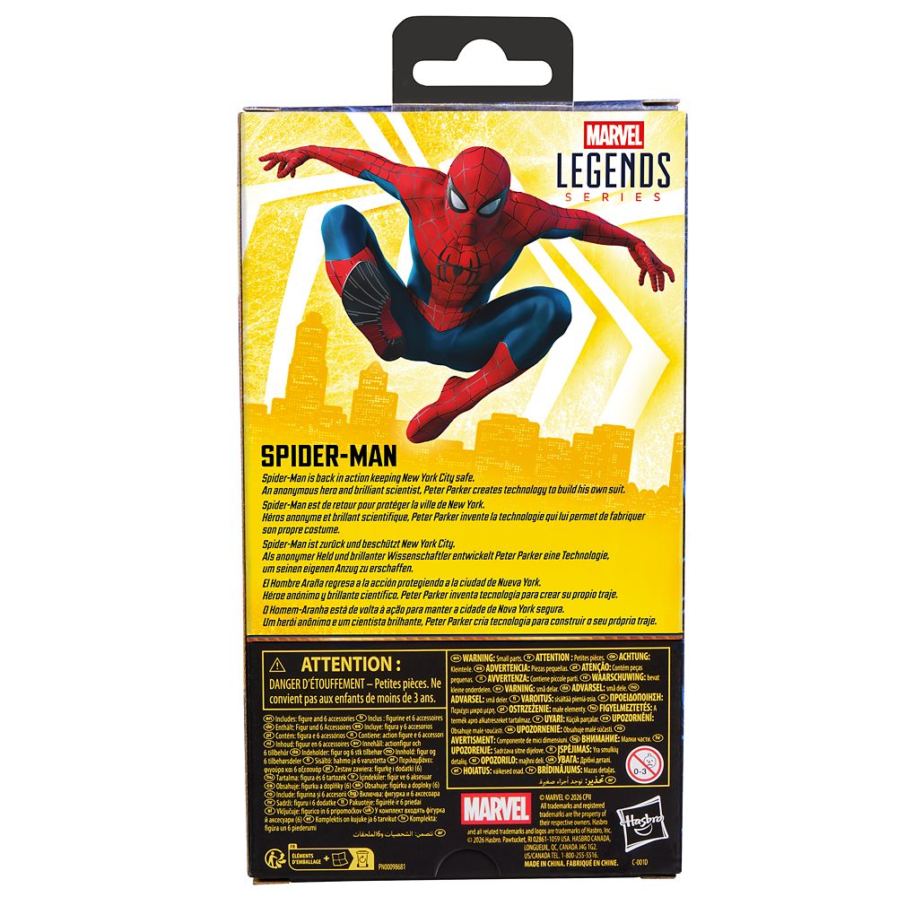 Spider-Man Action Figure by Hasbro &ndash; Spider-Man: Brand New Day &ndash; Marvel Legends Series &ndash; 6''