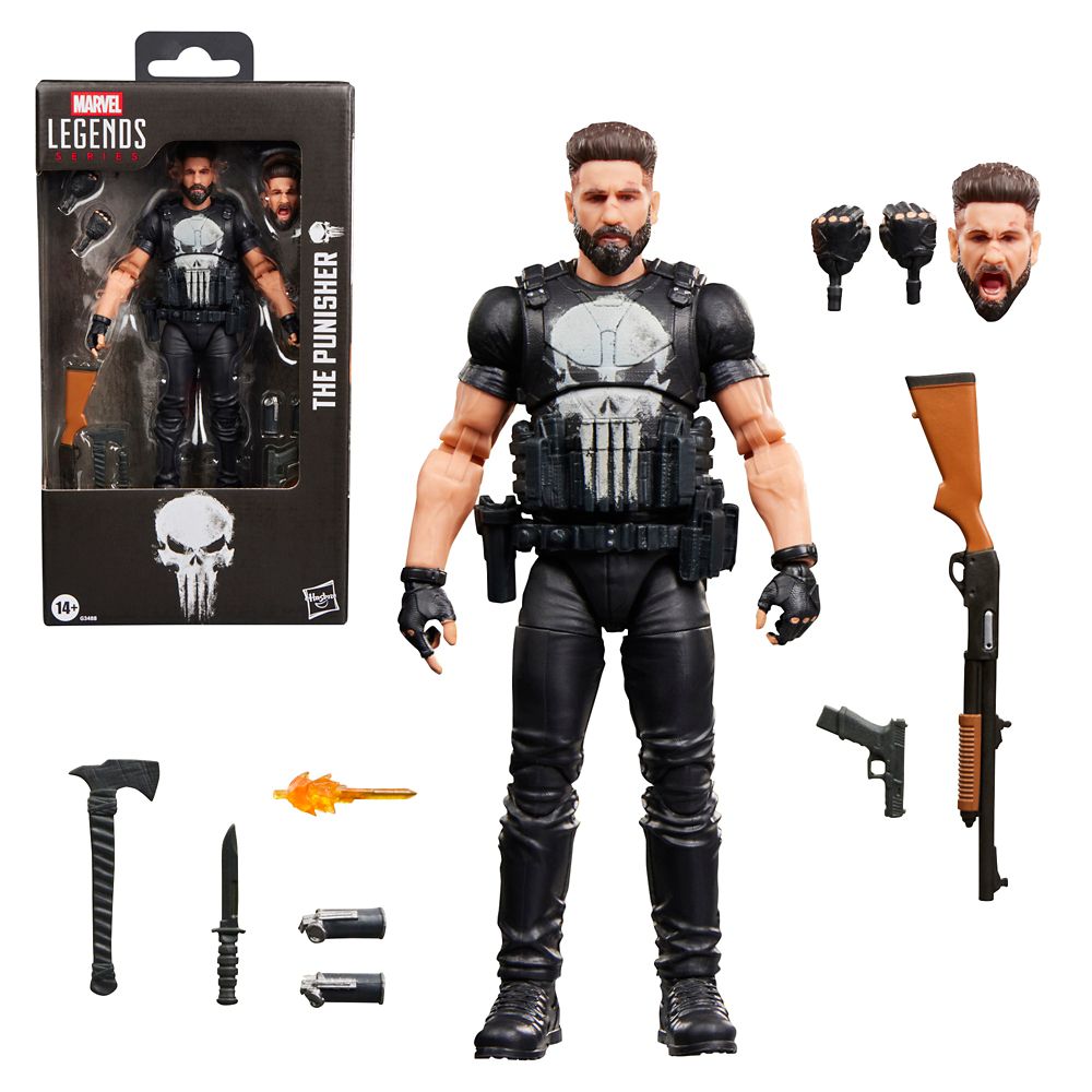 The Punisher Action Figure by Hasbro &ndash; Marvel Legends Series &ndash; 6''