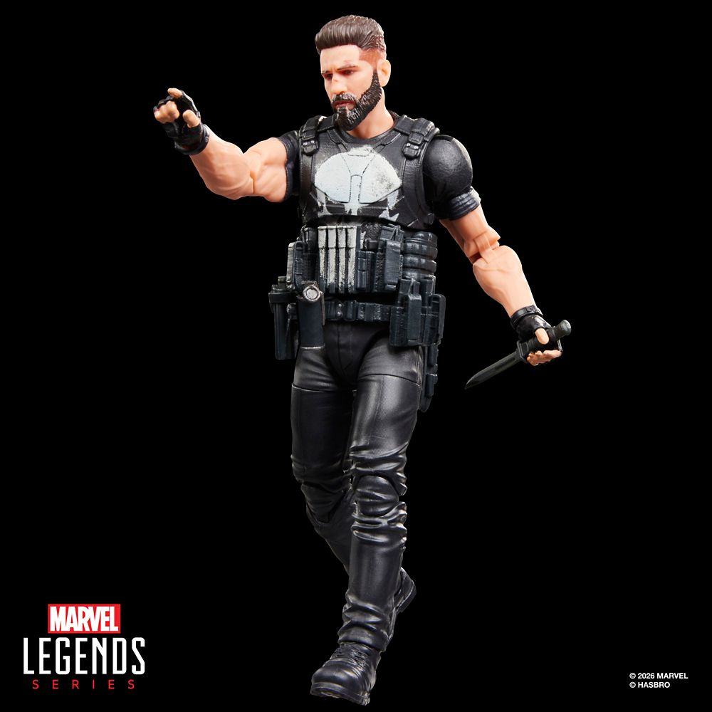 The Punisher Action Figure by Hasbro &ndash; Marvel Legends Series &ndash; 6''