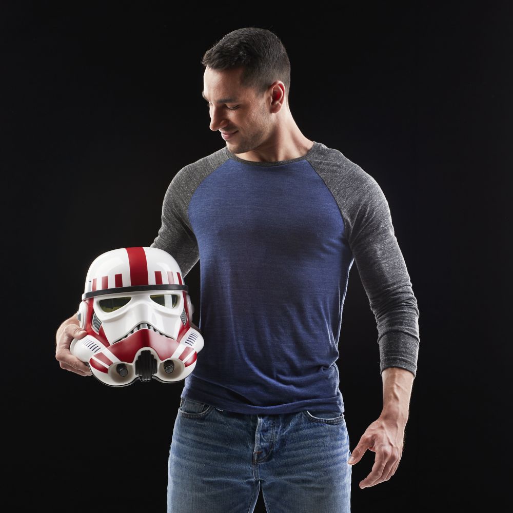 Imperial Shock Trooper Premium Electronic Helmet by Hasbro &ndash; Star Wars: Battlefront II &ndash; The Black Series