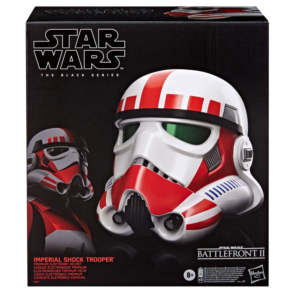 Imperial Shock Trooper Premium Electronic Helmet by Hasbro &ndash; Star Wars: Battlefront II &ndash; The Black Series