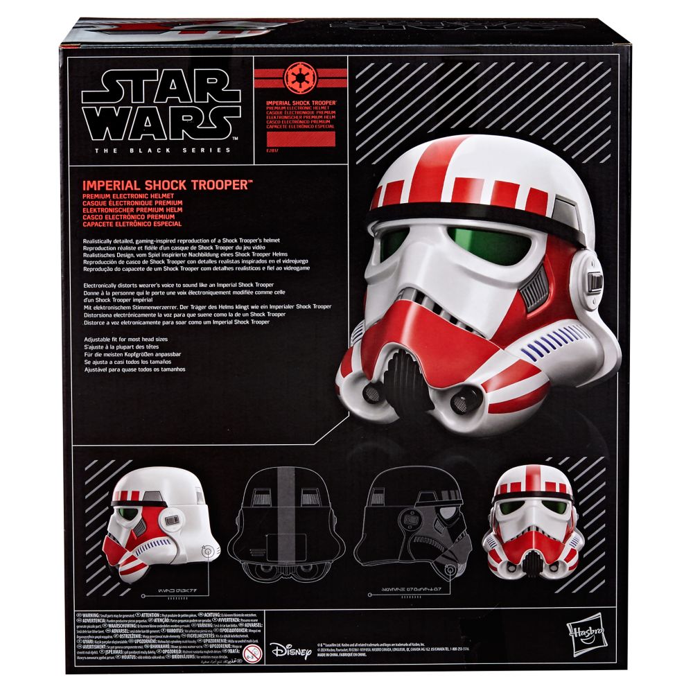 Imperial Shock Trooper Premium Electronic Helmet by Hasbro &ndash; Star Wars: Battlefront II &ndash; The Black Series