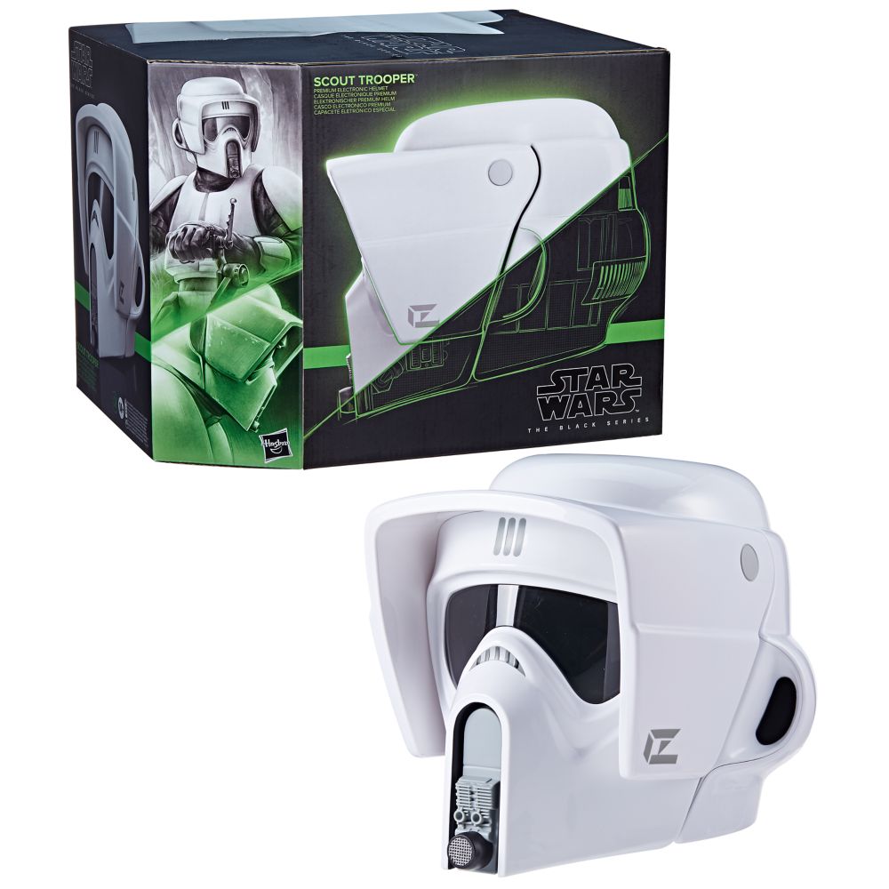 Scout Trooper Premium Electronic Helmet by Hasbro &ndash; Star Wars: The Black Series