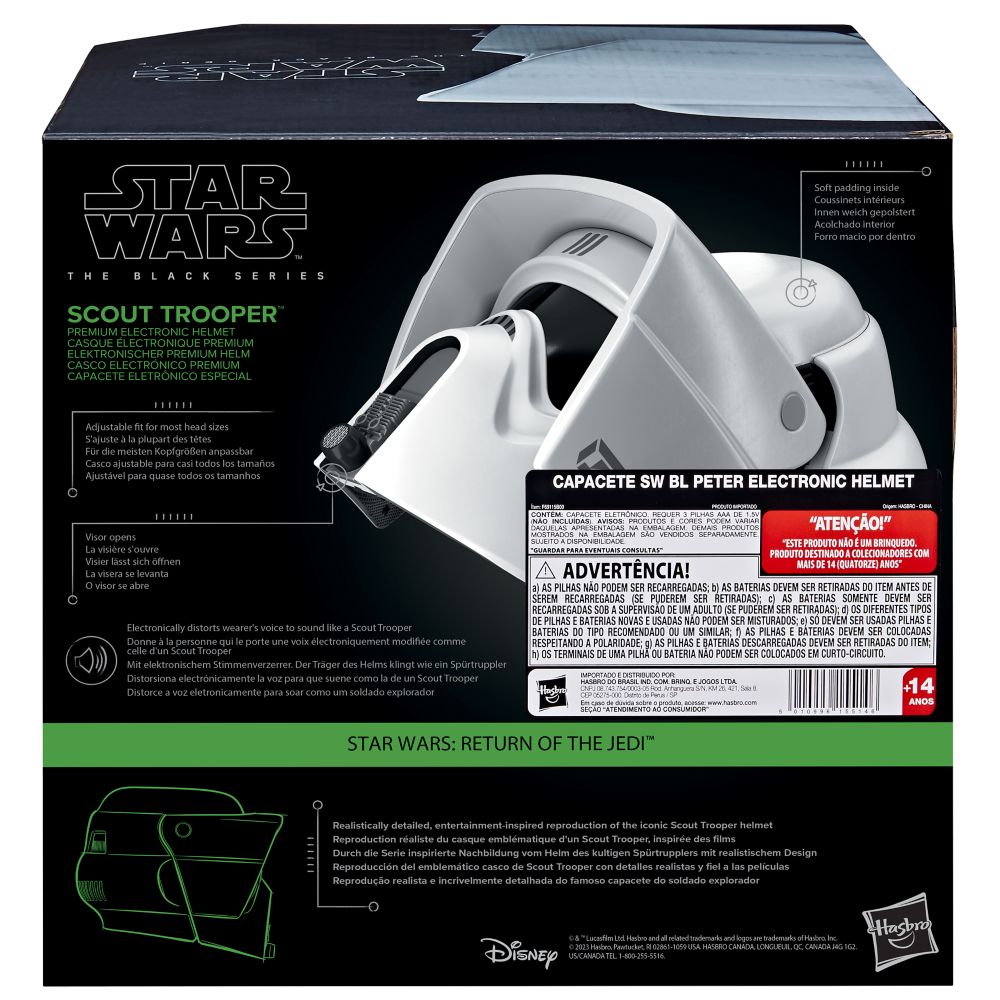 Scout Trooper Premium Electronic Helmet by Hasbro &ndash; Star Wars: The Black Series