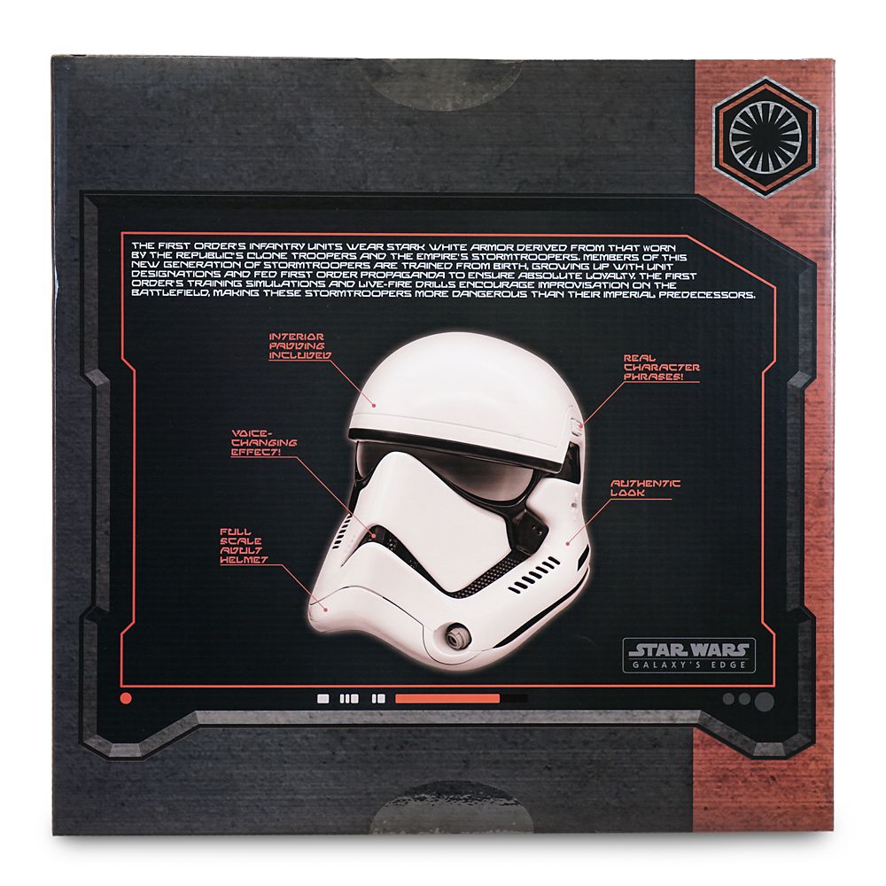 First Order Stormtrooper Voice-Changing Helmet for Adults – Star Wars Galaxy's Edge