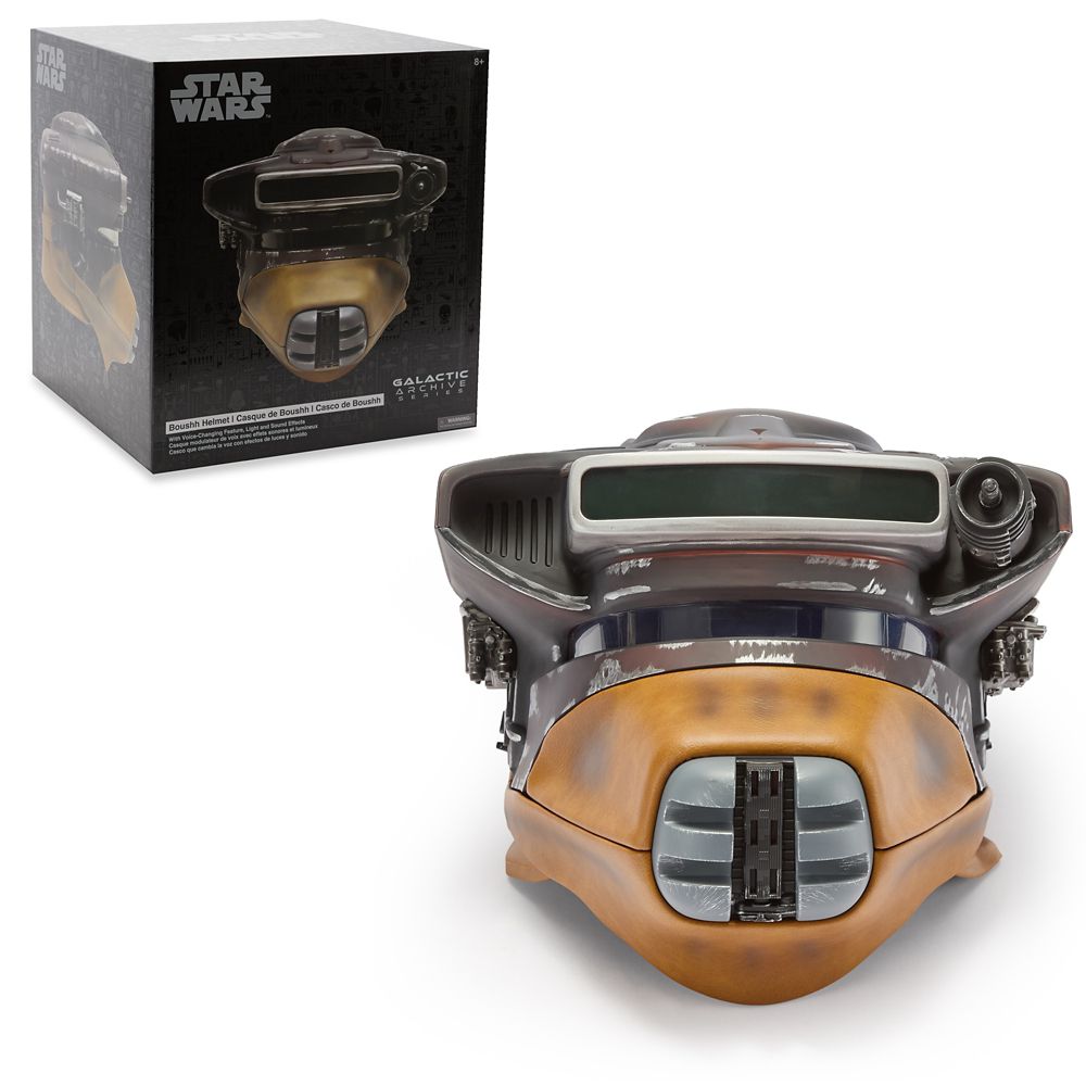 Boushh Voice-Changing Helmet with Sound and Light Effects &ndash; Galactic Archive Series &ndash; Star Wars
