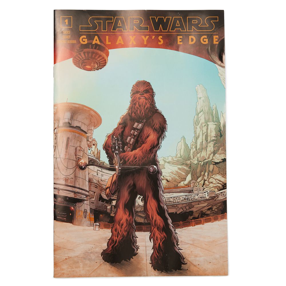 Chewbacca Action Figure Comic Book and Coin Set - Star Wars Galaxy's Edge - Limited Edition