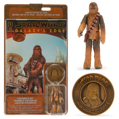 Фигурки Disney Chewbacca Action Figure, Comic Book and Coin Set – Star Wars: Galaxy's Edge – Limited Edition